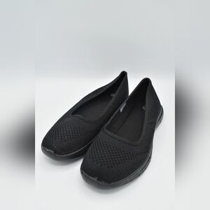 Women's Black Slip-On Shoes